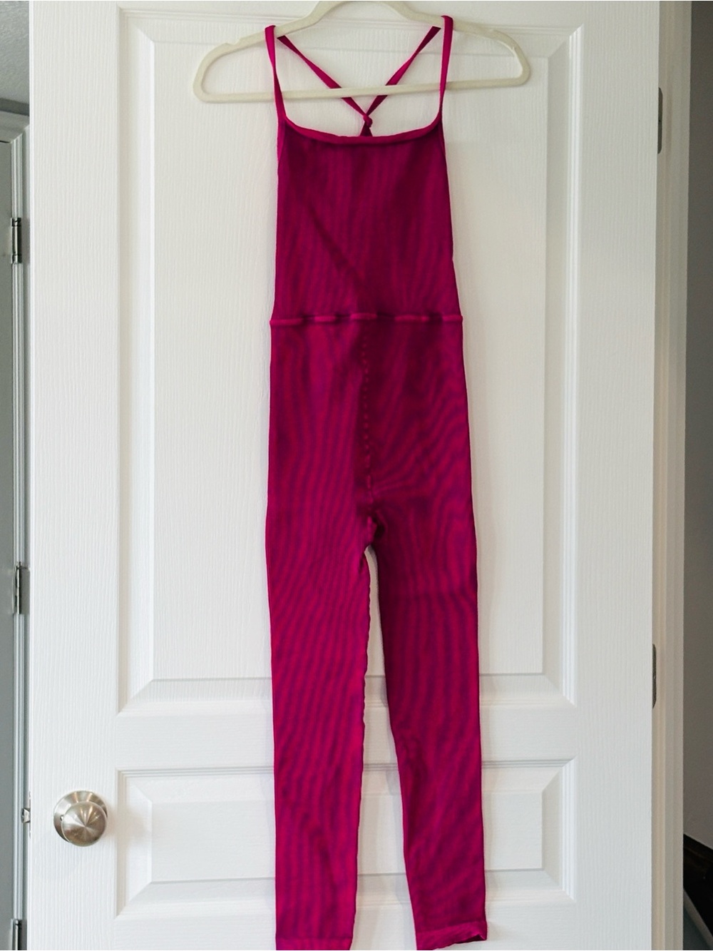 FP Movement by Free People Fuchsia One-Piece Bodysuit